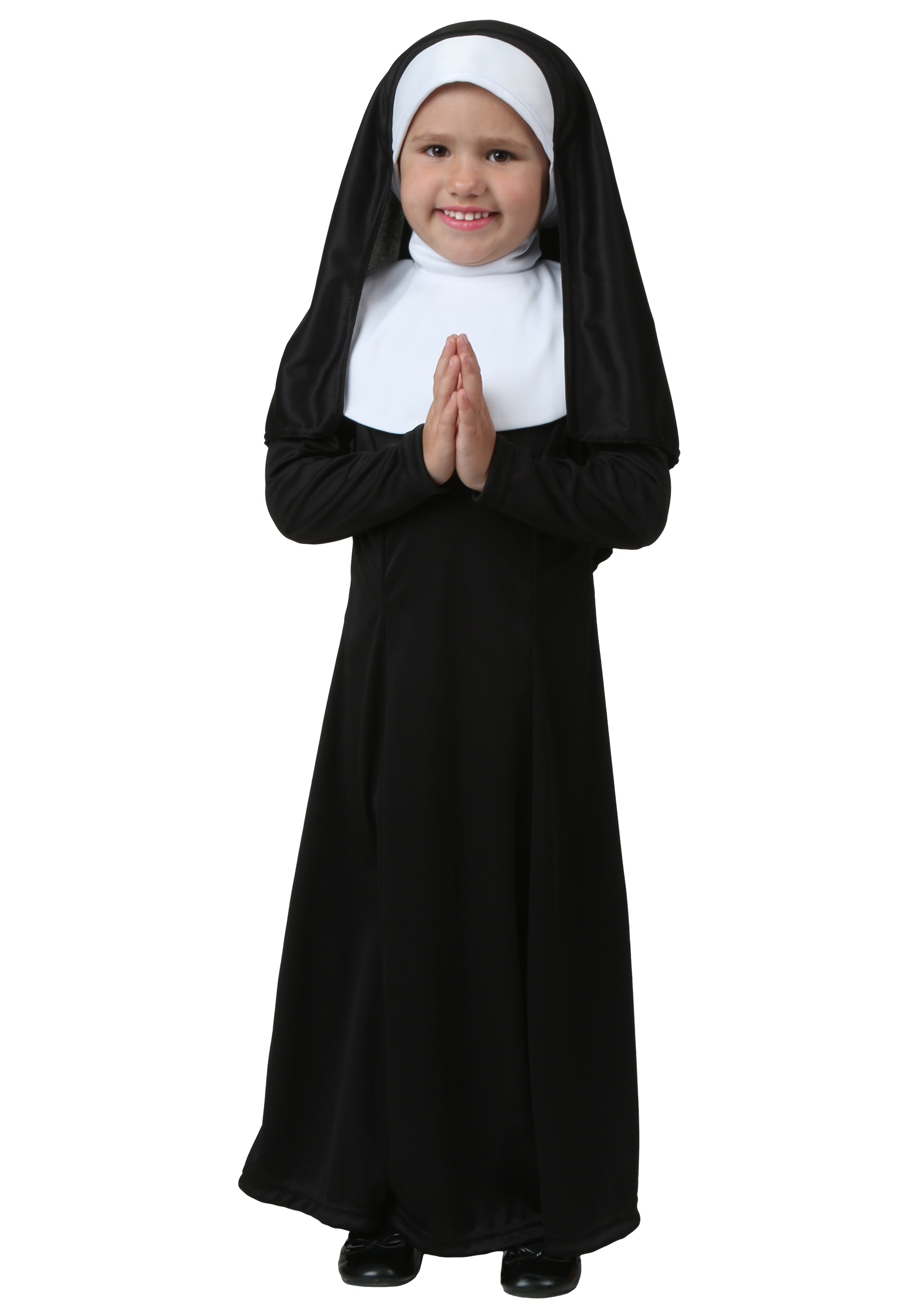 Photos - Fancy Dress Toddler FUN Costumes Nun  Costume Black/White FUN2921TD 