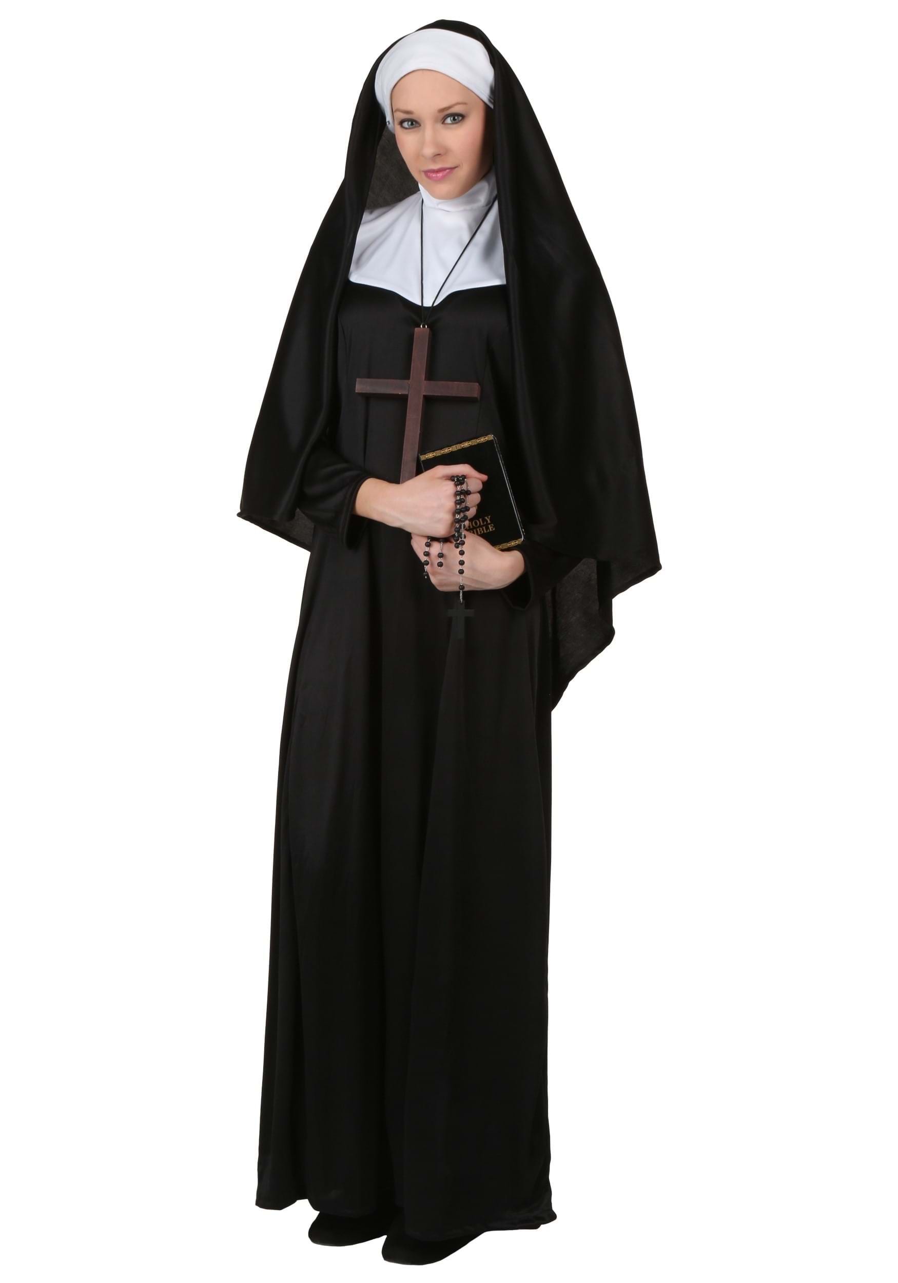 Photos - Fancy Dress FUN Costumes Traditional Women's Nun Costume Black/White FUN2921AD