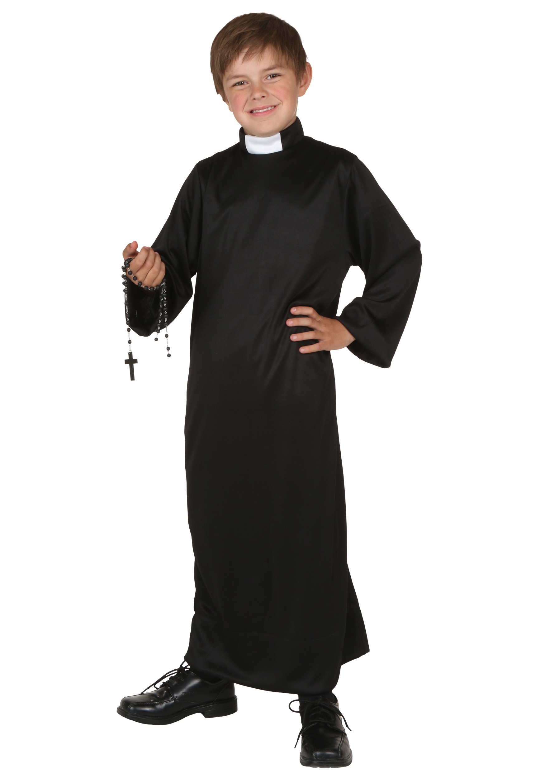 Photos - Fancy Dress FUN Costumes Priest Child Costume Black FUN2920CH