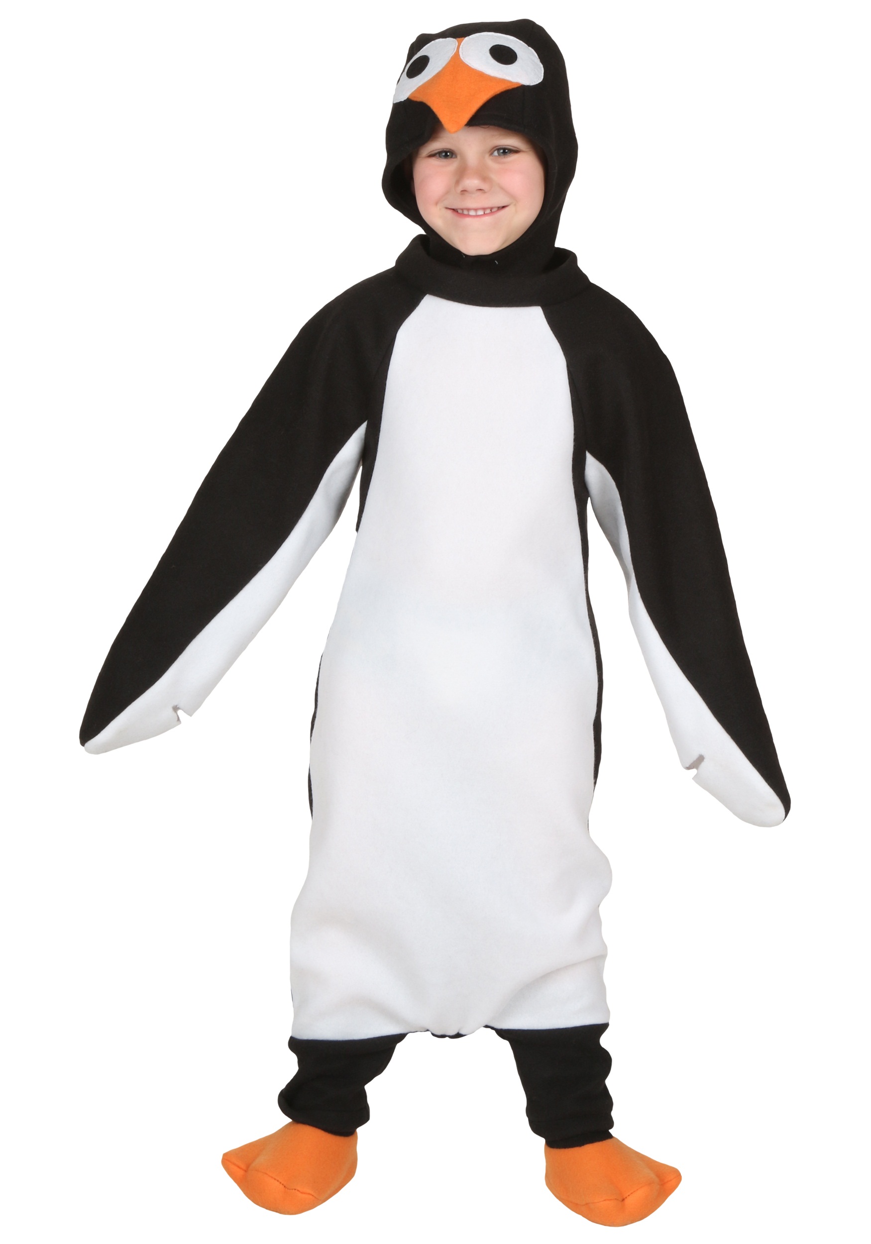 Photos - Fancy Dress Toddler FUN Costumes Penguin Costume for Toddlers Black/Orange/White FUN21 