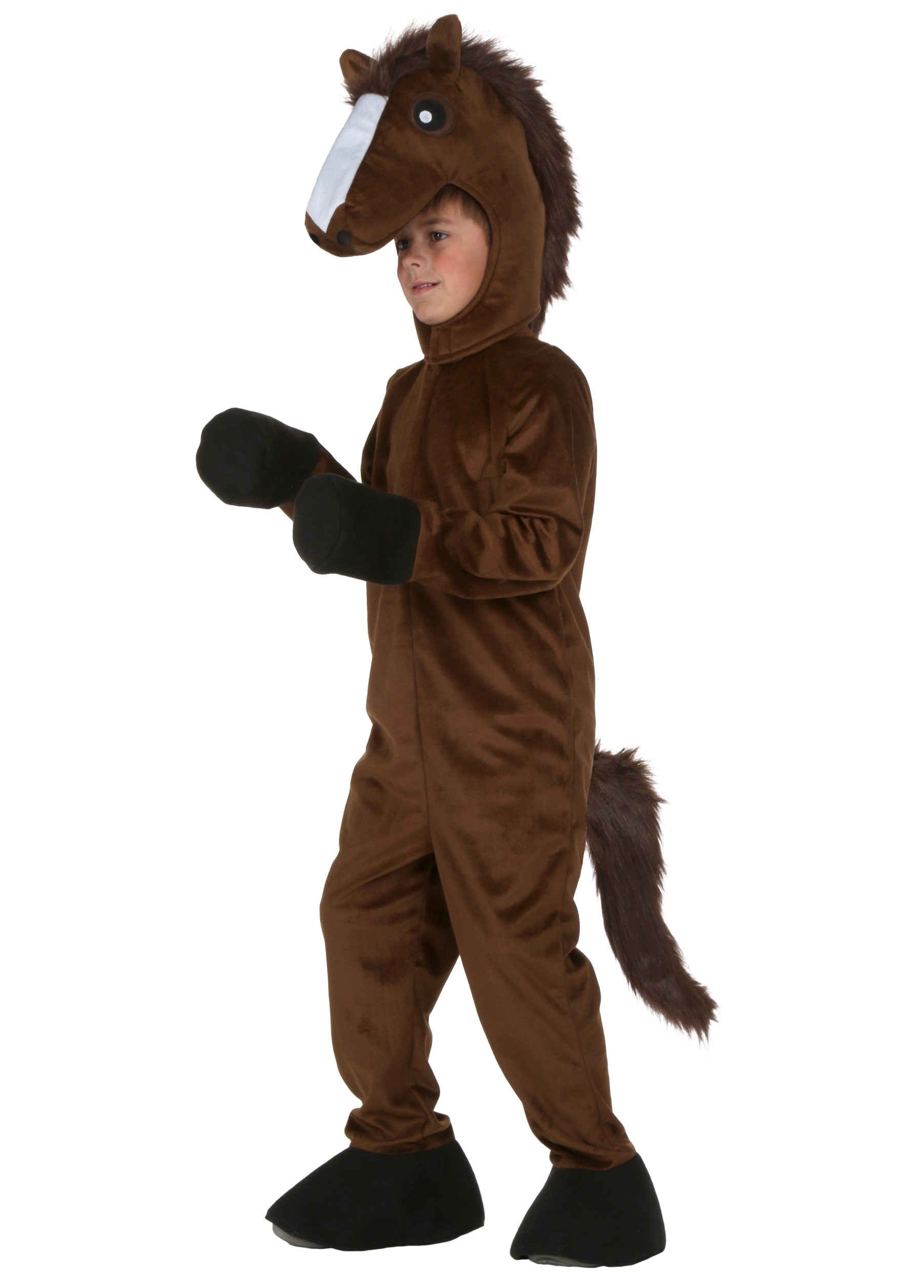 Photos - Fancy Dress FUN Costumes Horse Costume for Kids With Full Suit Brown FUN2925CH