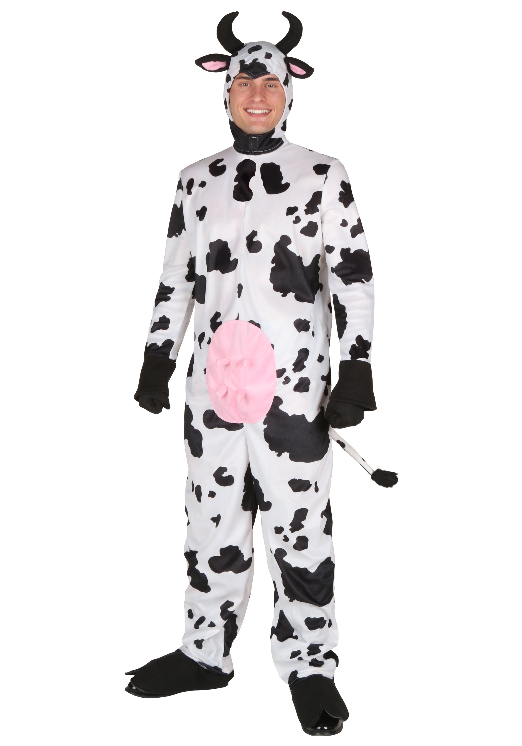 Plus Size Deluxe Cow Costume for Adults