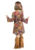 Girls Peace Love Hippie Toddler Costume Dress Alt 1
