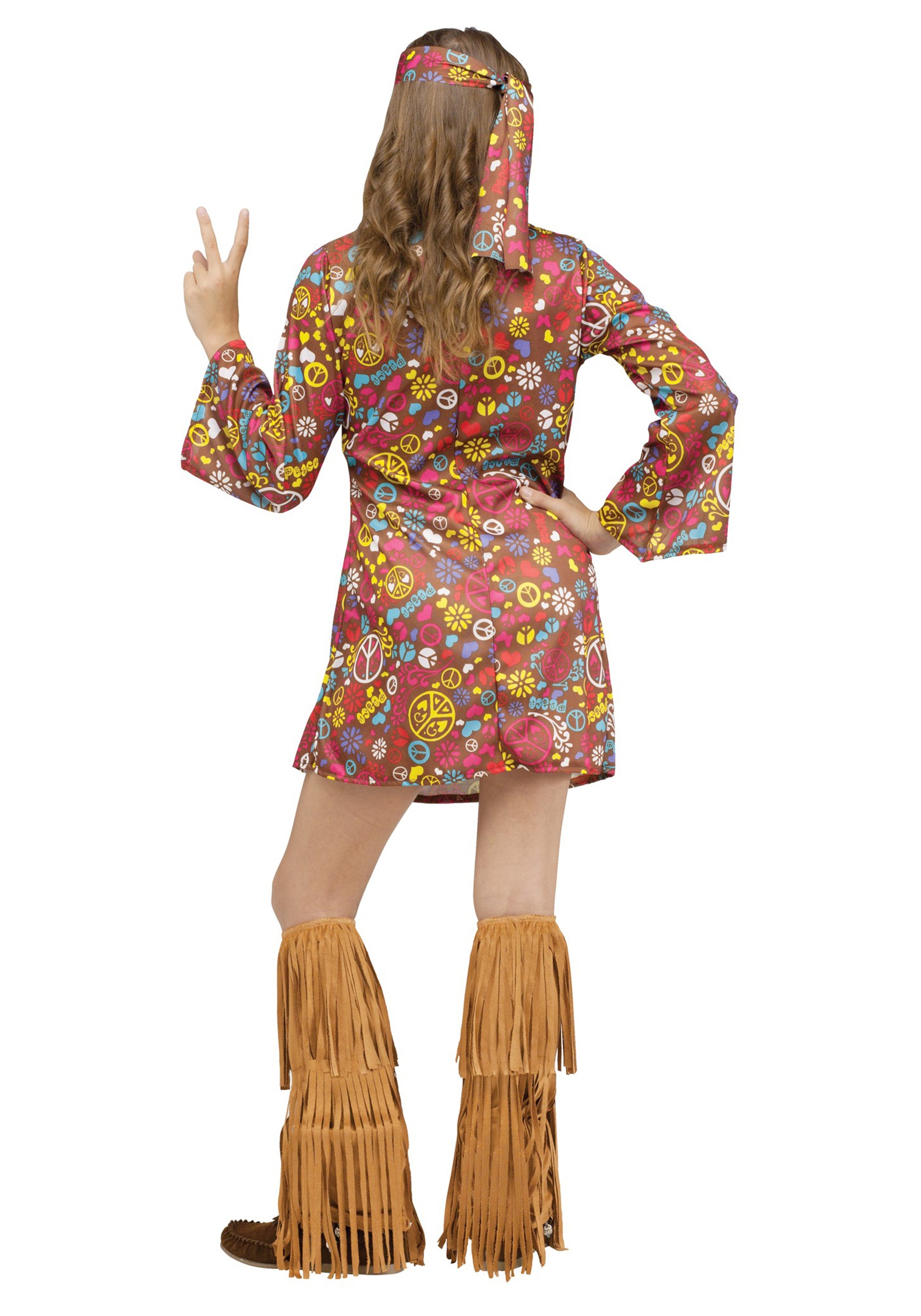 Peace & Love Child Hippie Costume