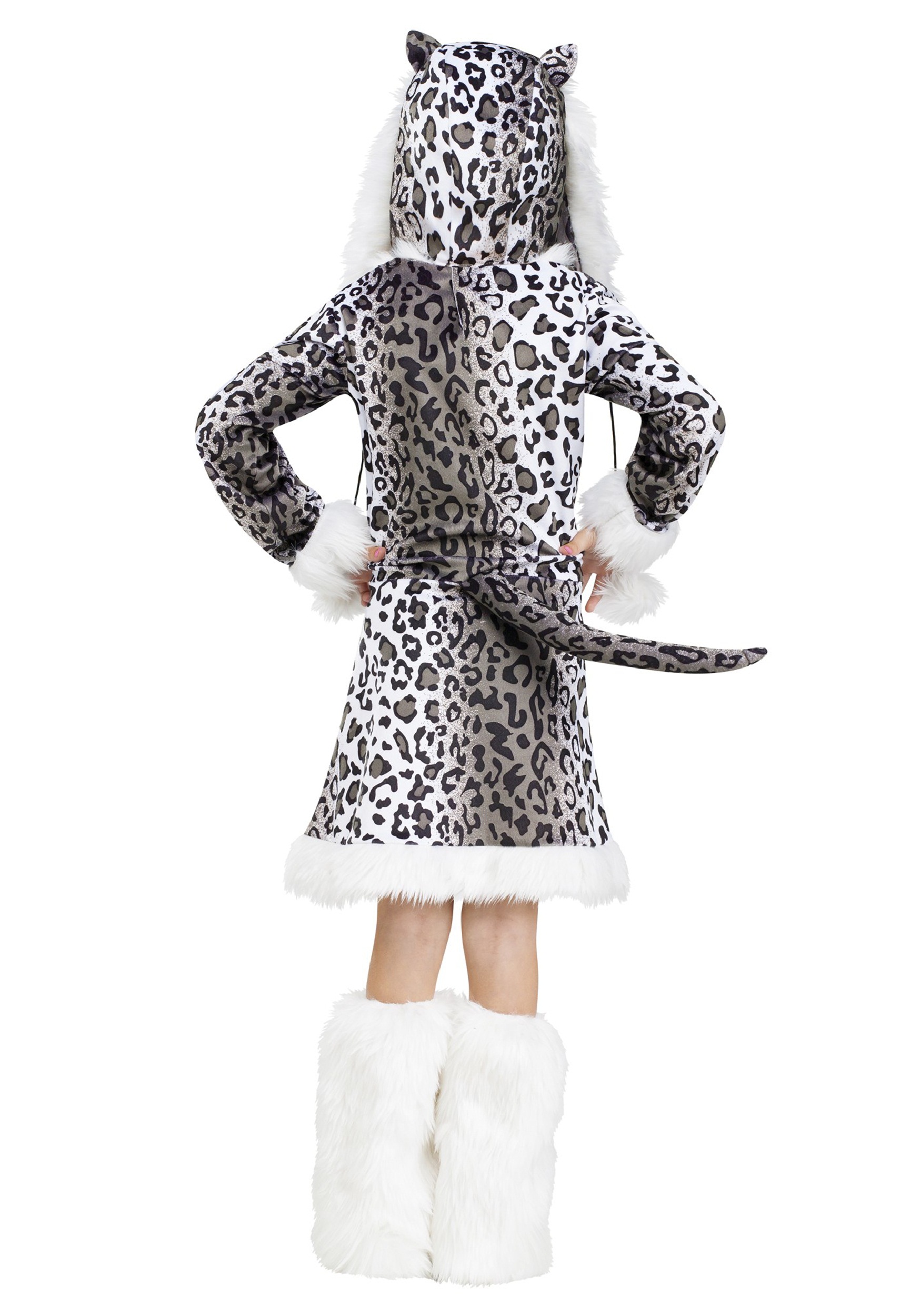Snow Leopard Costume For Girls