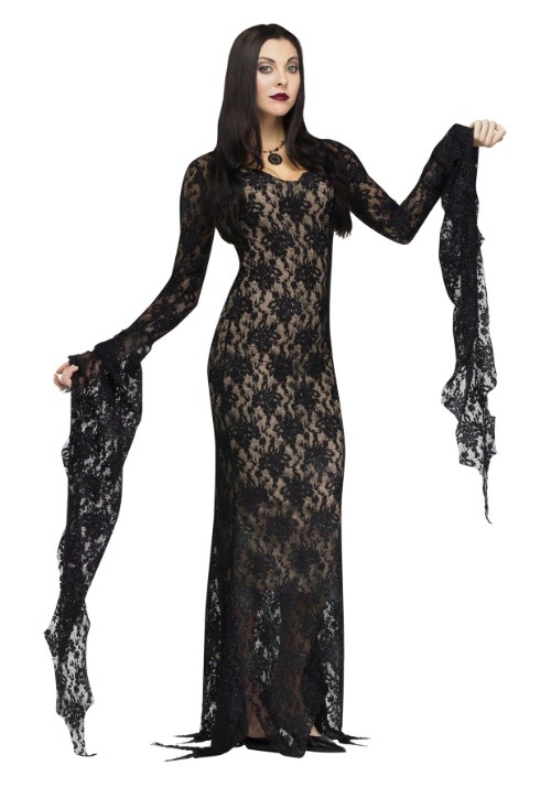 Lace Morticia Adult Costume