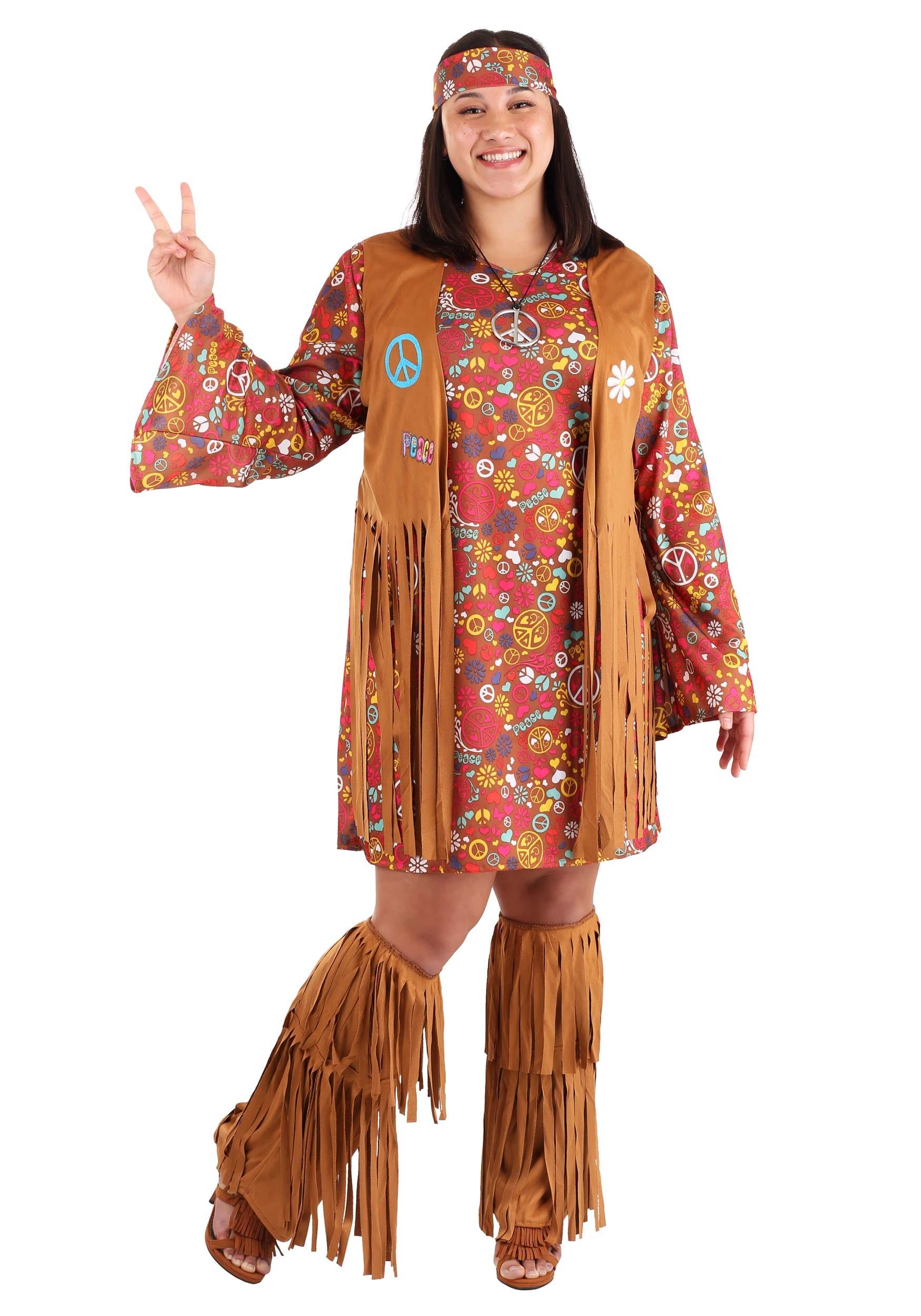 Love n Peace Hippie Costume Kangaroo Halloween Costumes 
