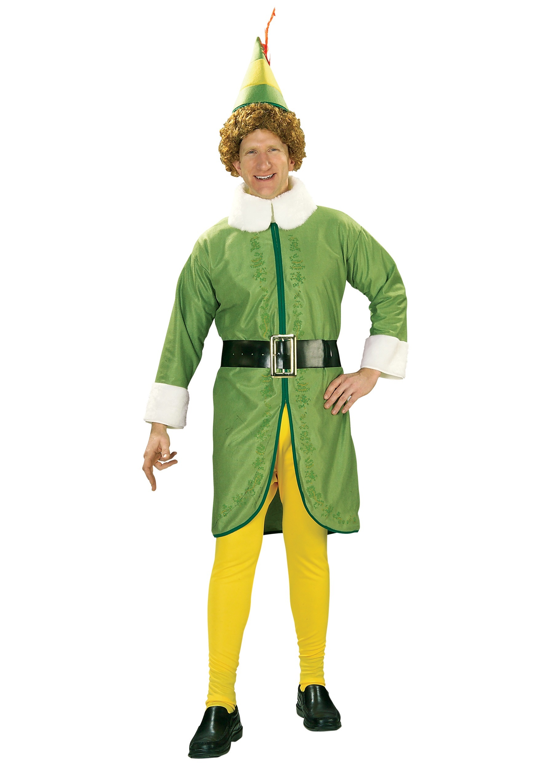 Men's Plus Size Buddy The Elf Costume , Plus Size Christmas Costumes