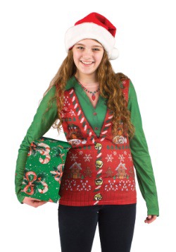 Women's Ugly Christmas Sweater Vest