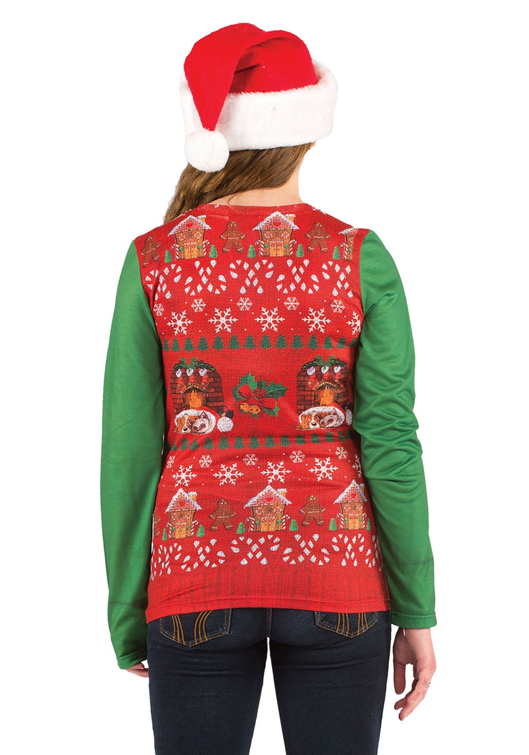 Women&#39;s Ugly Christmas Sweater Vest Shirt