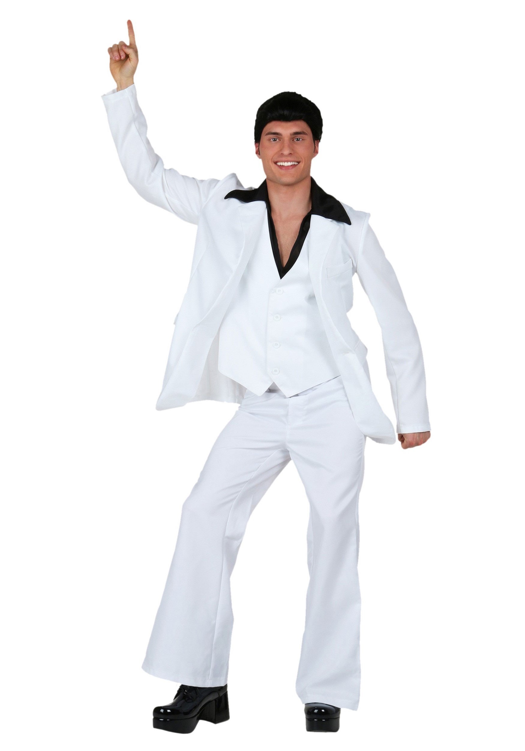 Photos - Fancy Dress Deluxe FUN Costumes Adult  Saturday Night Fever Costume | Disco Costumes Bl 