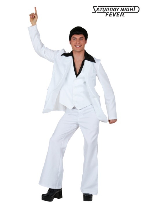 Plus Size Deluxe Saturday Night Fever Costume new1