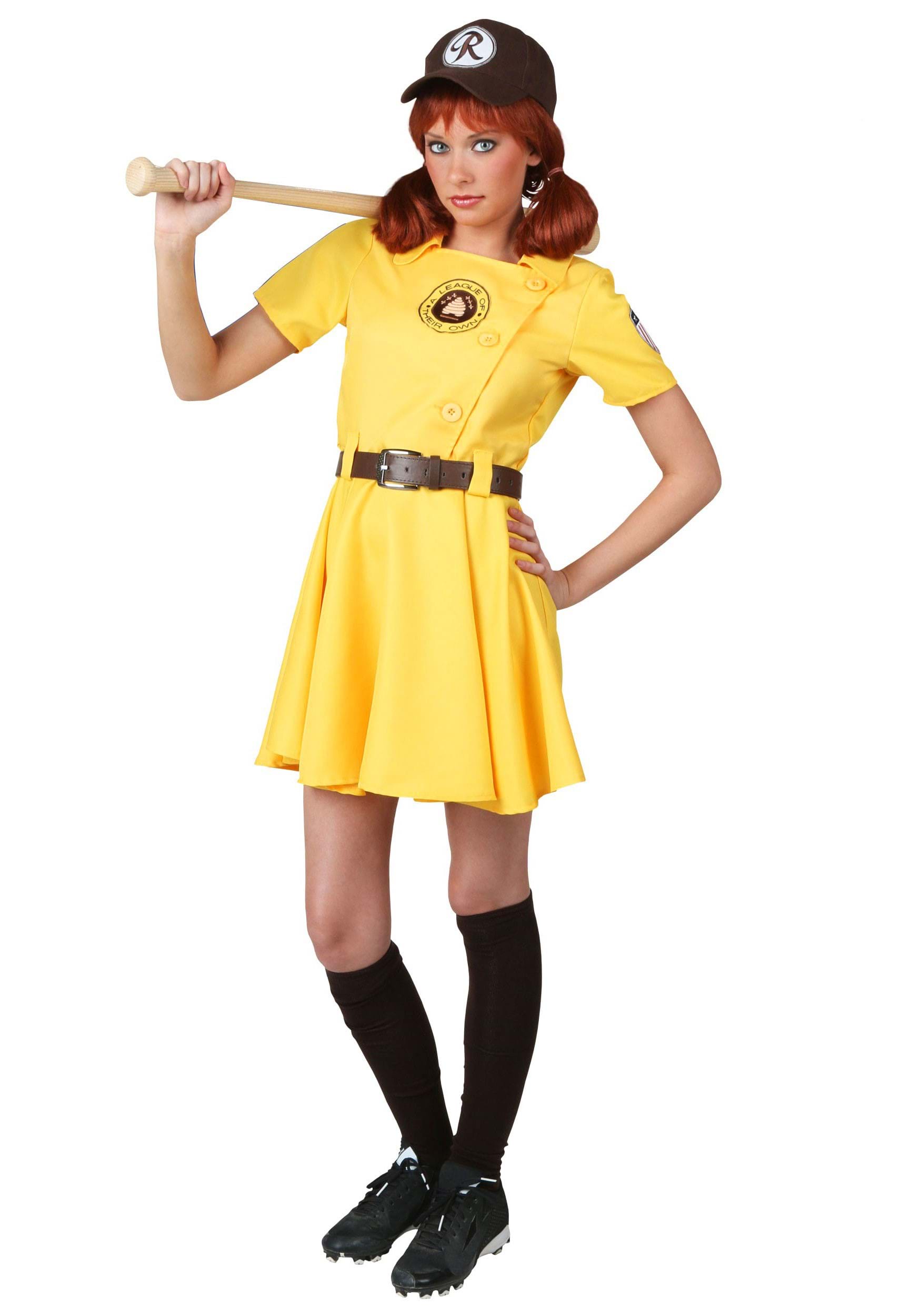A League of Their Own Womens Kit Baseball Uniform Costume | Exclusive Costumes