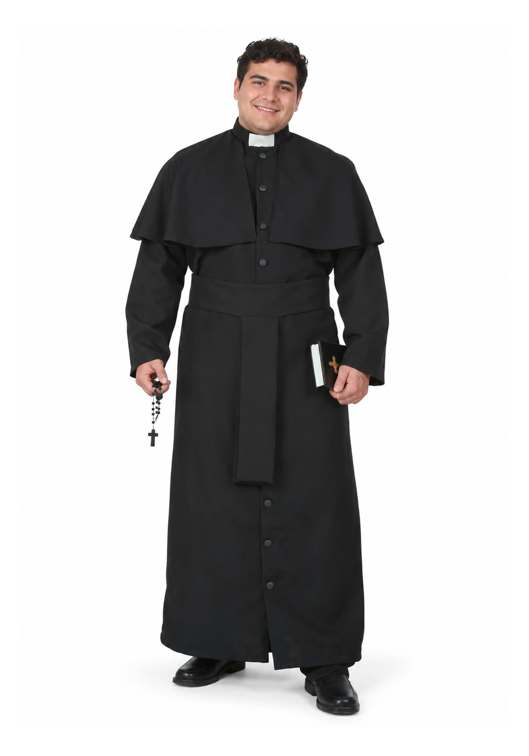 Deluxe Priest Plus Size Costume for Men | Plus Size Costumes