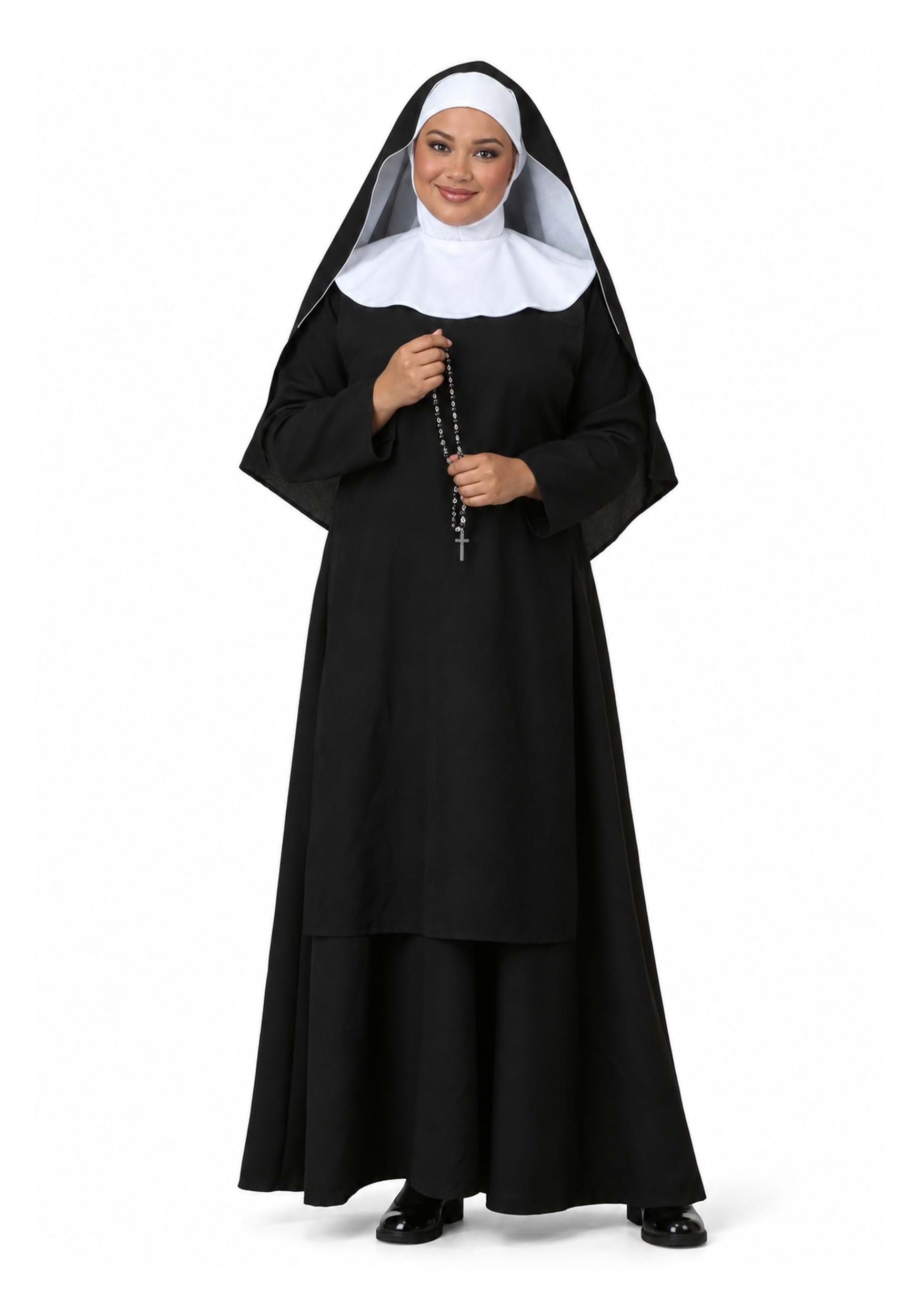 Deluxe Nun Plus Size Costume for Women | Plus Size Costumes
