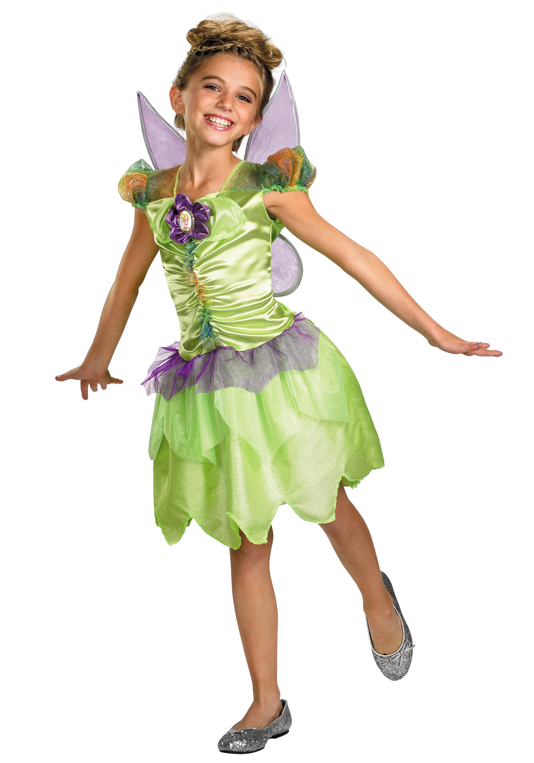 Tinker Bell Girls Rainbow Costume