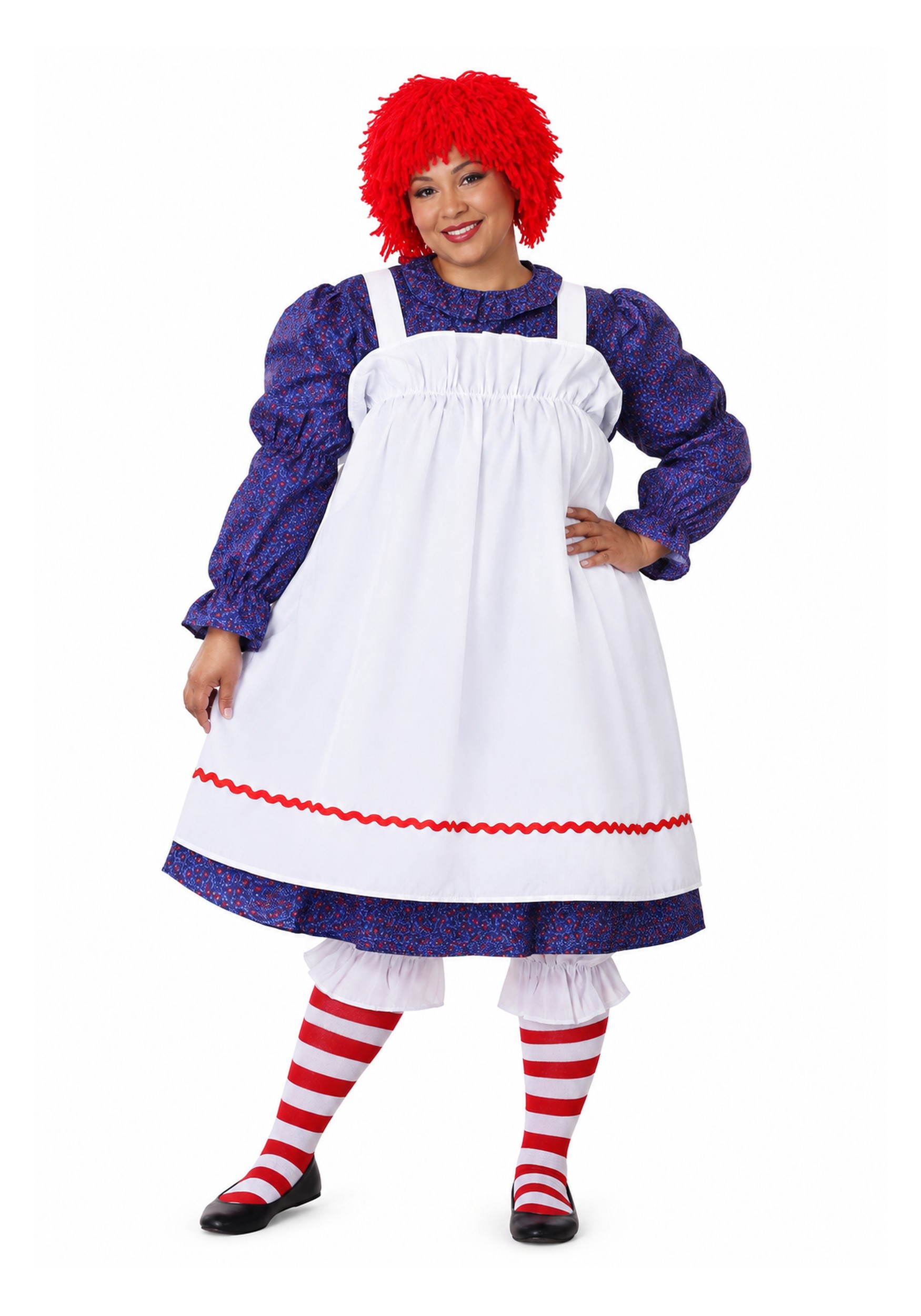 Womens Plus Size Rag Doll Costume
