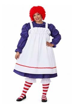 Plus Size Rag Doll Costume for Women upd