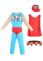 The Simpsons Duffman Costume Flat