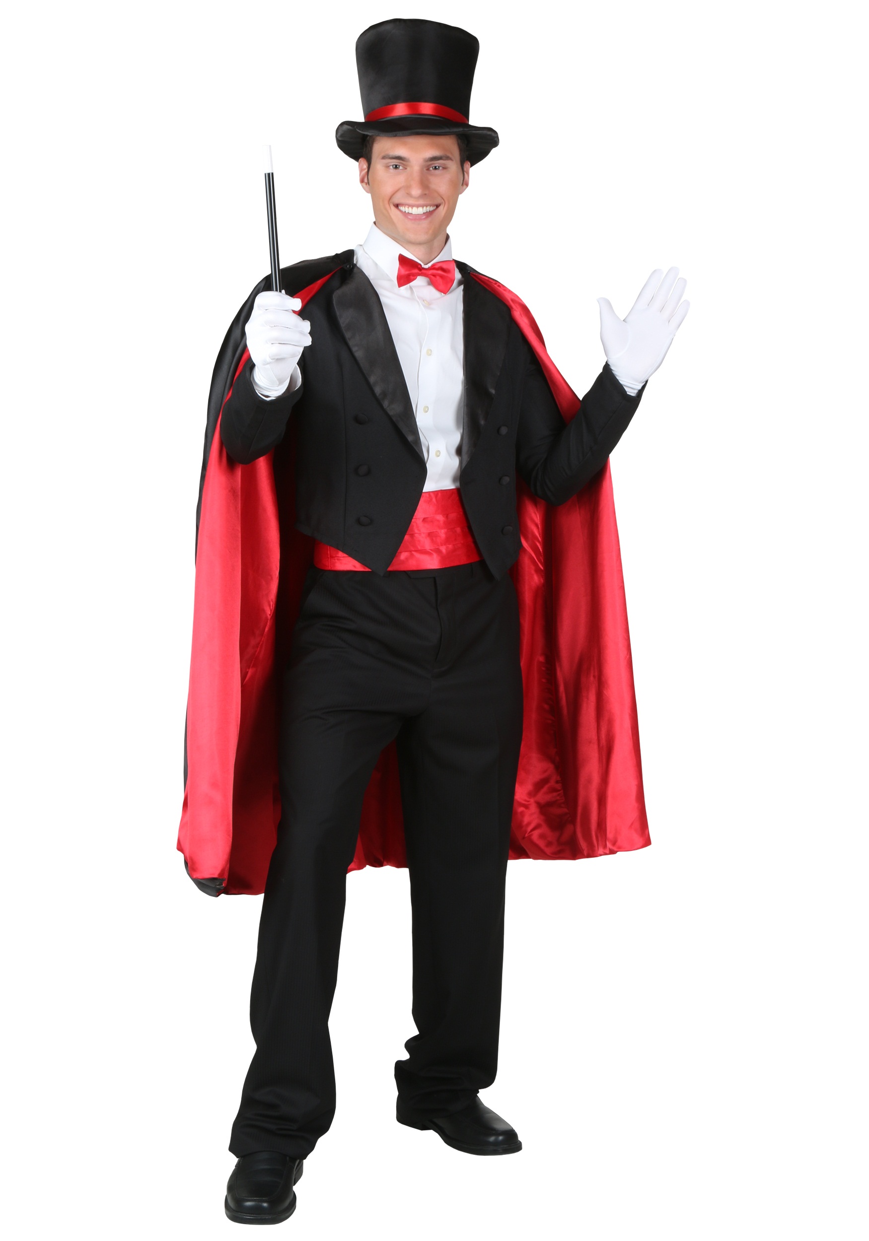 Photos - Fancy Dress FUN Costumes Mystic Plus Size Magician Costume Black/Red FUN6077PL