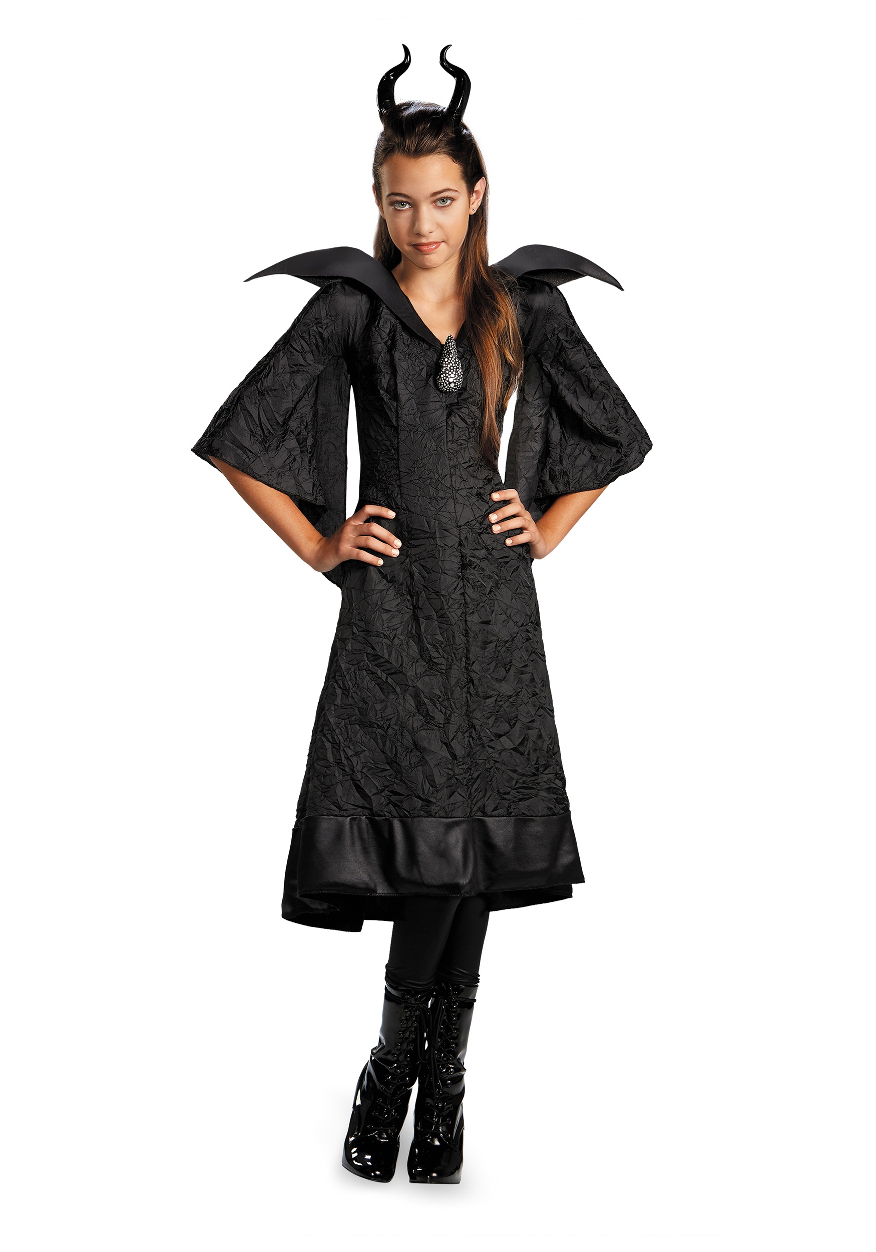 Classic Girls Maleficent Costume Dress