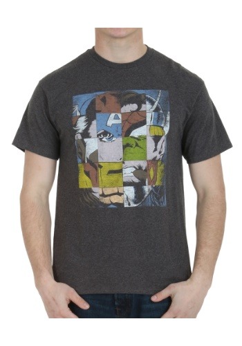 Marvel Block Faces T-Shirt