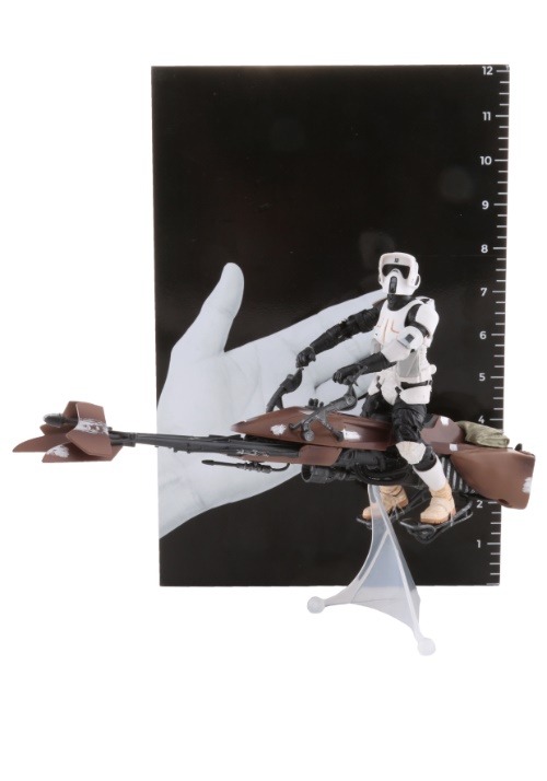 Star Wars Black Series Biker Scout with Speeder Bike
