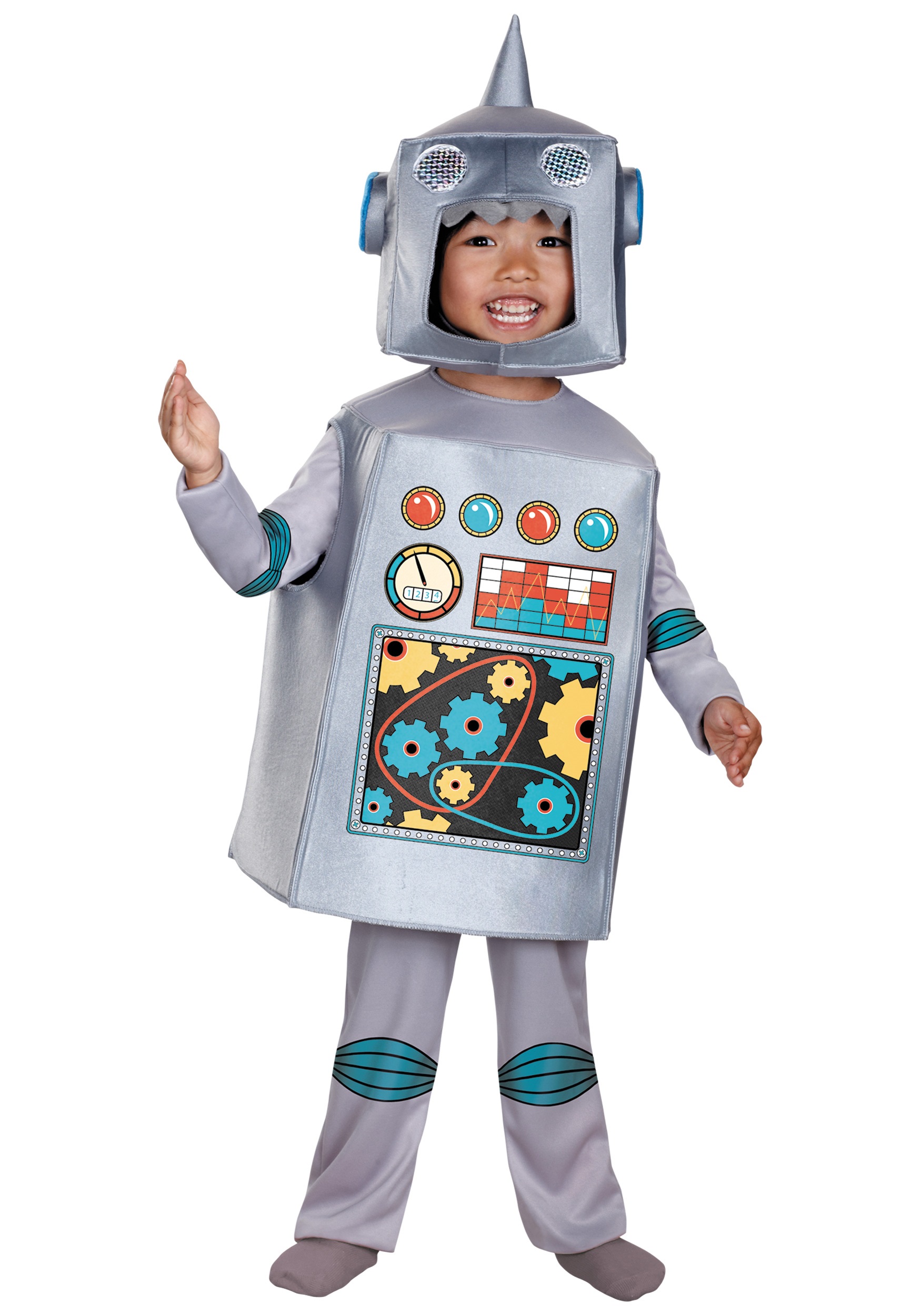 Small Child  Retro Robot Costume