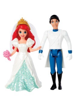 Fairytale Wedding Ariel & Prince Eric Magiclip Dolls