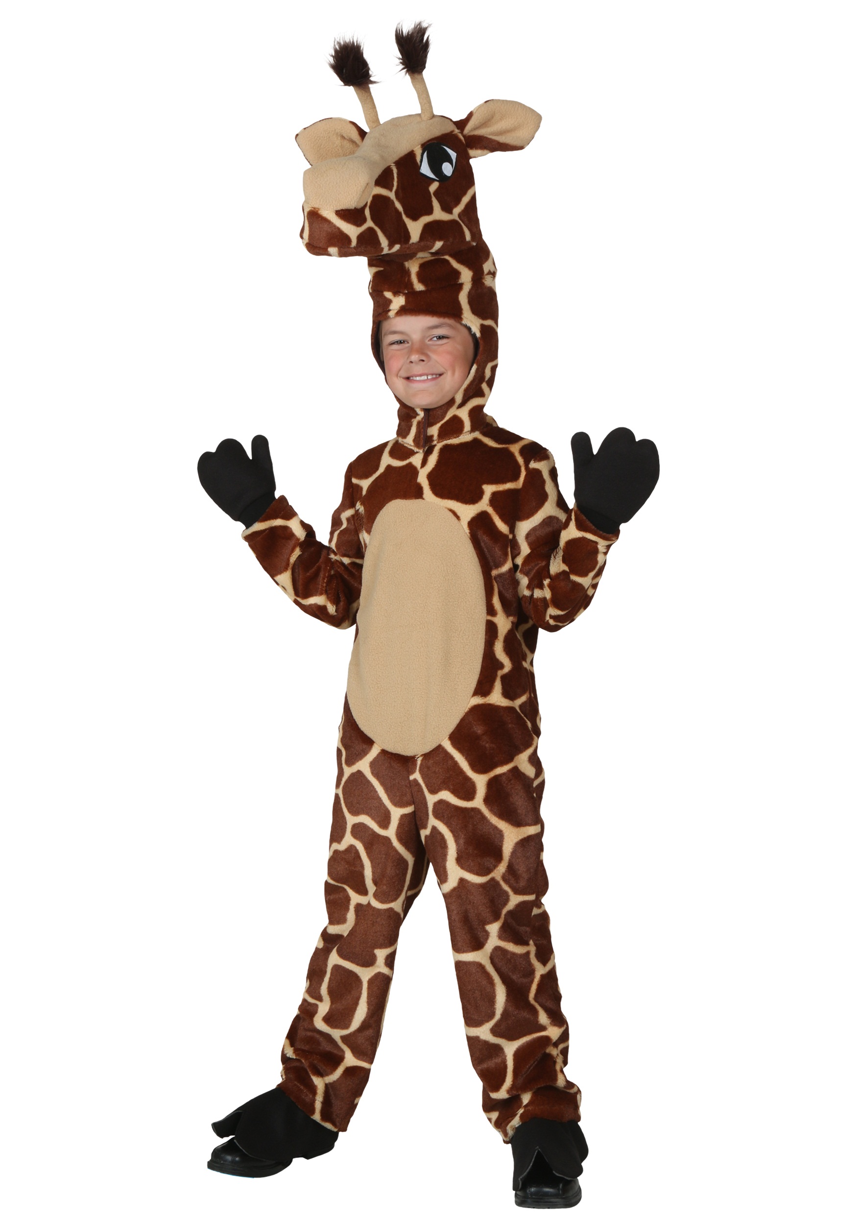 Photos - Fancy Dress Jolly FUN Costumes Child Giraffe Costume | Kid's Animal Costumes Brown/Yello 
