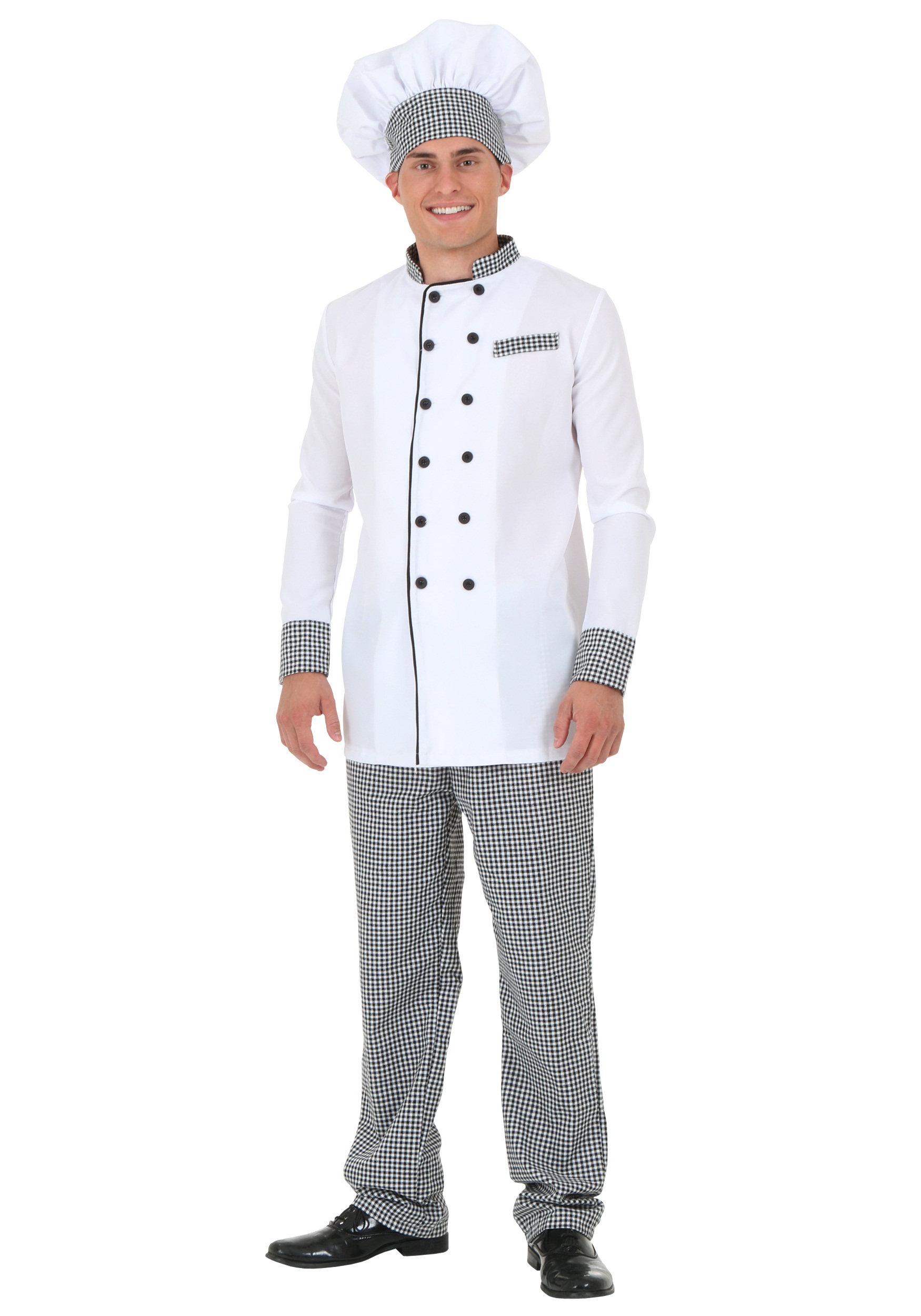 Mens White Chef Jacket Costume 