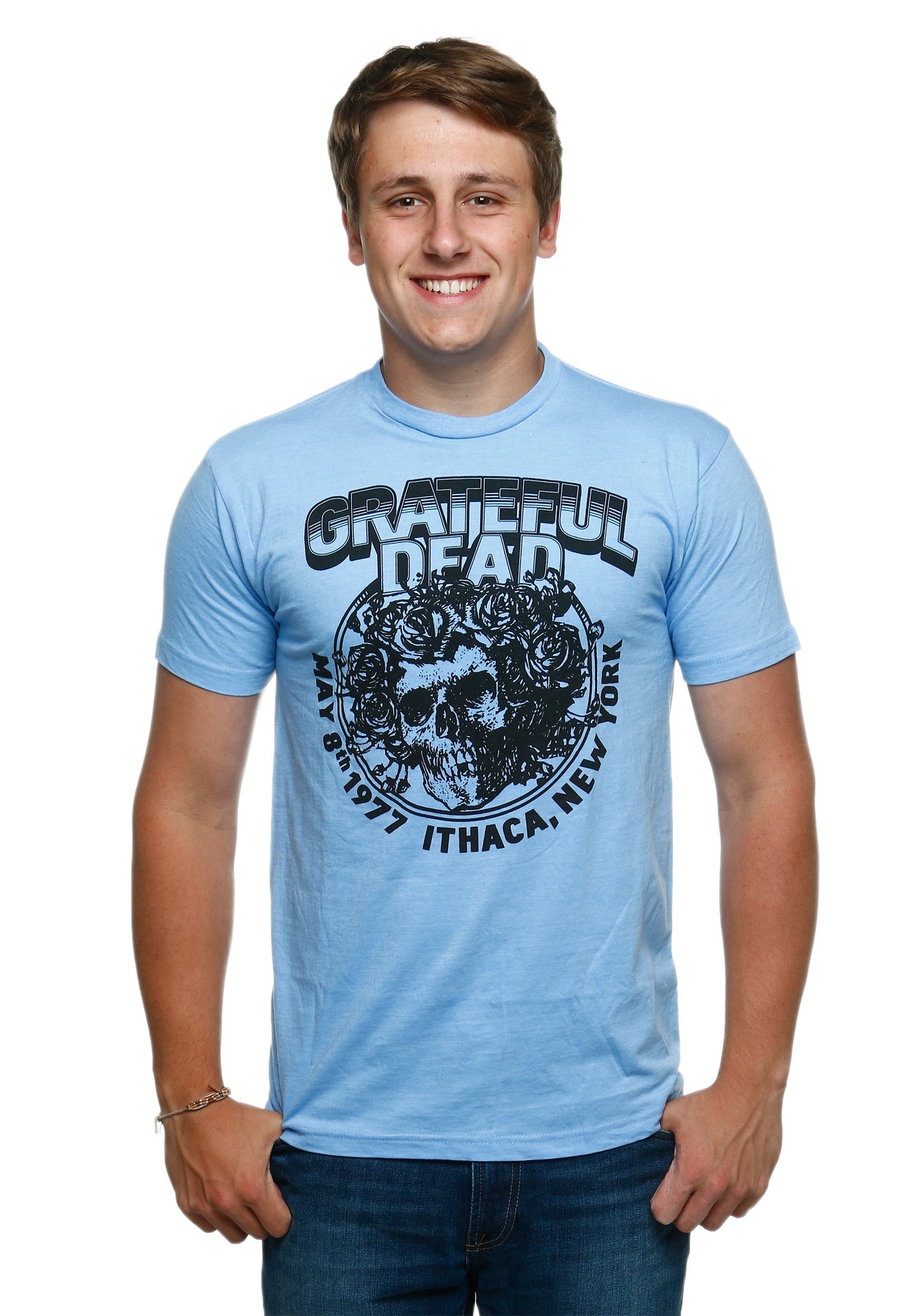 Grateful Dead Bertha LT Blue Men's T-Shirt