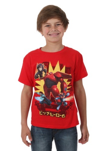 Big Hero 6 Michael Baymax Kids Juvy T-Shirt