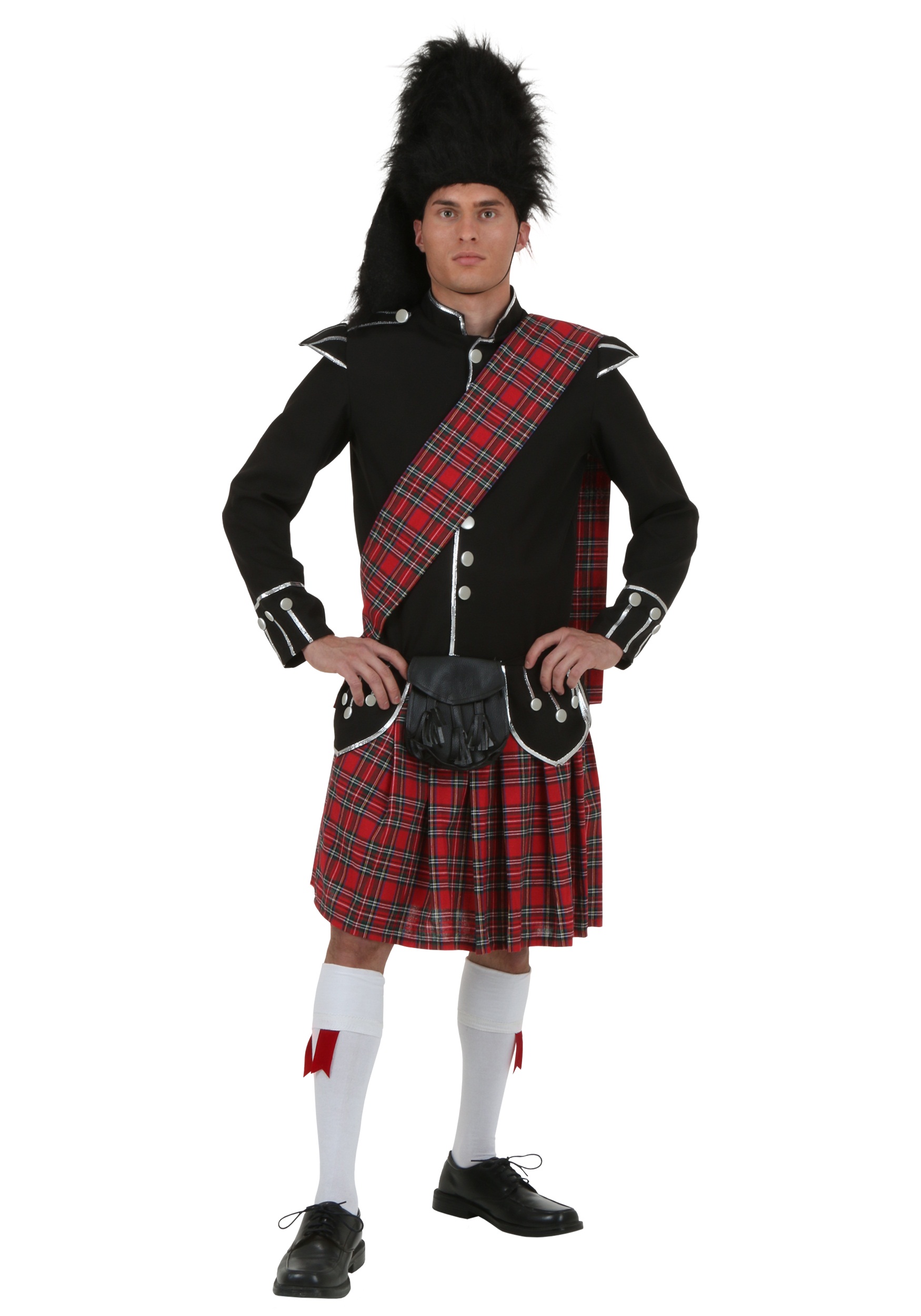 Mens Plus Size Scottish Costume