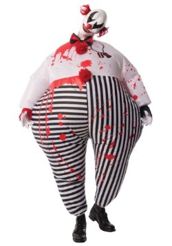 Adult Inflatable Evil Clown Costume