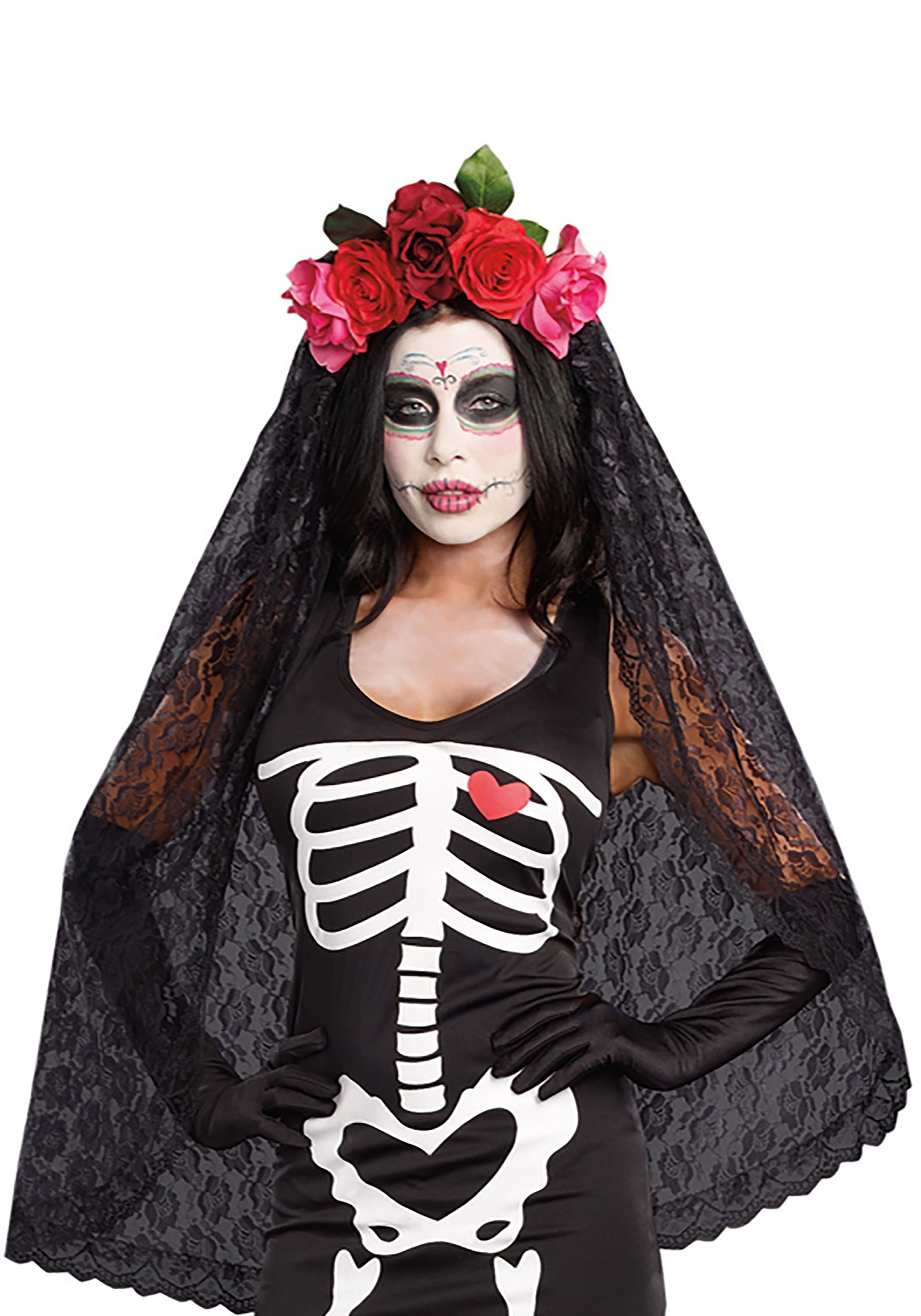 Day of the Dead Headpiece Accessory