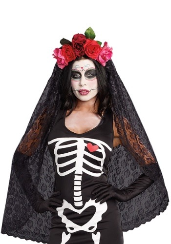 Day of the Dead Women's Headpiece Accessory