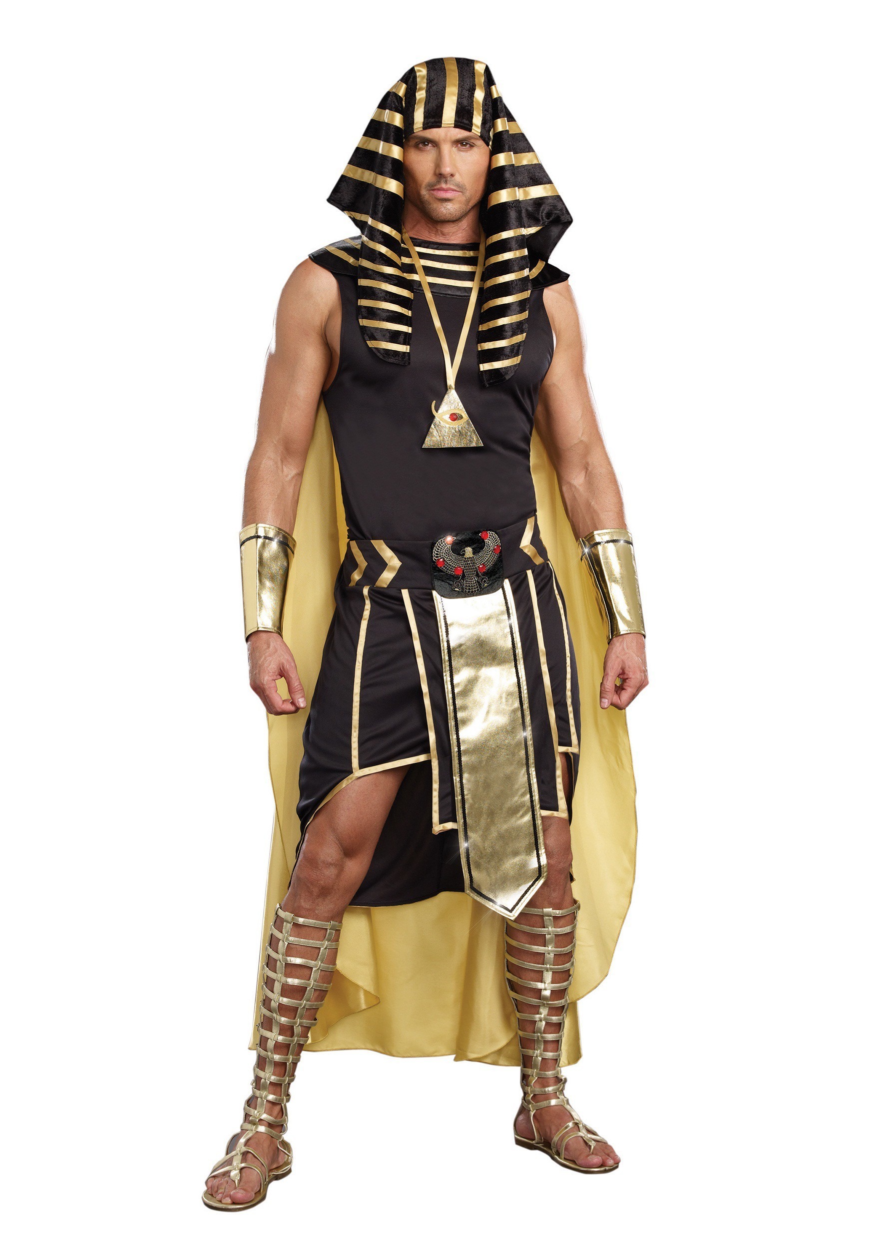 Photos - Fancy Dress Flama Dreamgirl Plus Size King of Egypt Costume For An Adult | Egyptian Costume 
