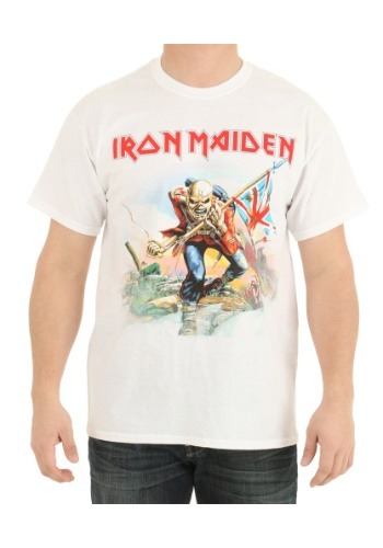 Iron Maiden Trooper White Shirt
