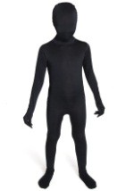 Kids Black Morphsuit Costume