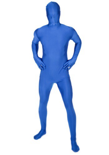 Adult Blue Morphsuit Costume