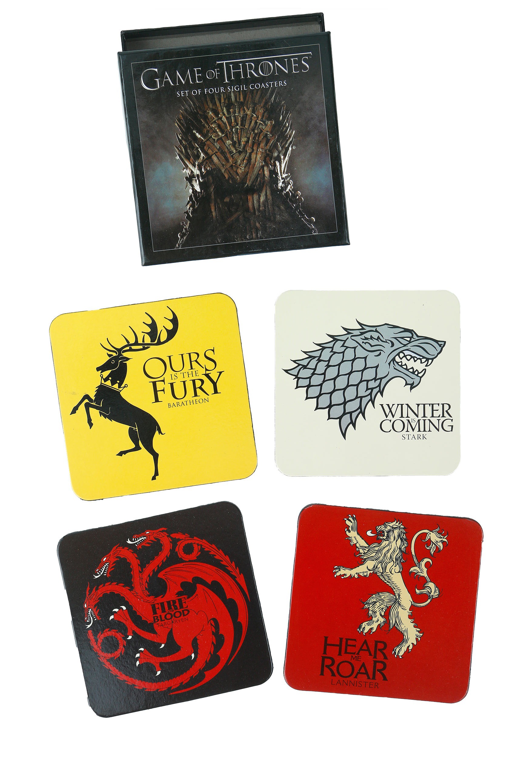 Game of Thrones Coaster Set for Drinks