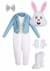 Adult Deluxe Easter Bunny Costume Alt 12