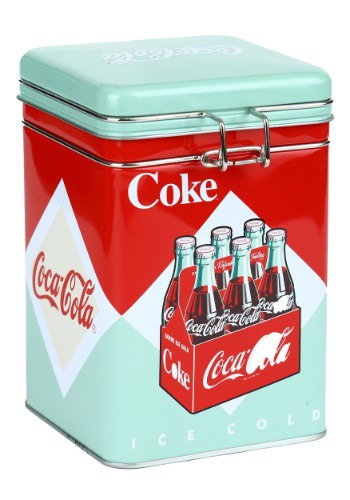 Coke 6-Pack Square Lock Top Tin