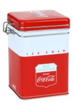 Coke Sparkling Refreshment Square Lock Top Tin2