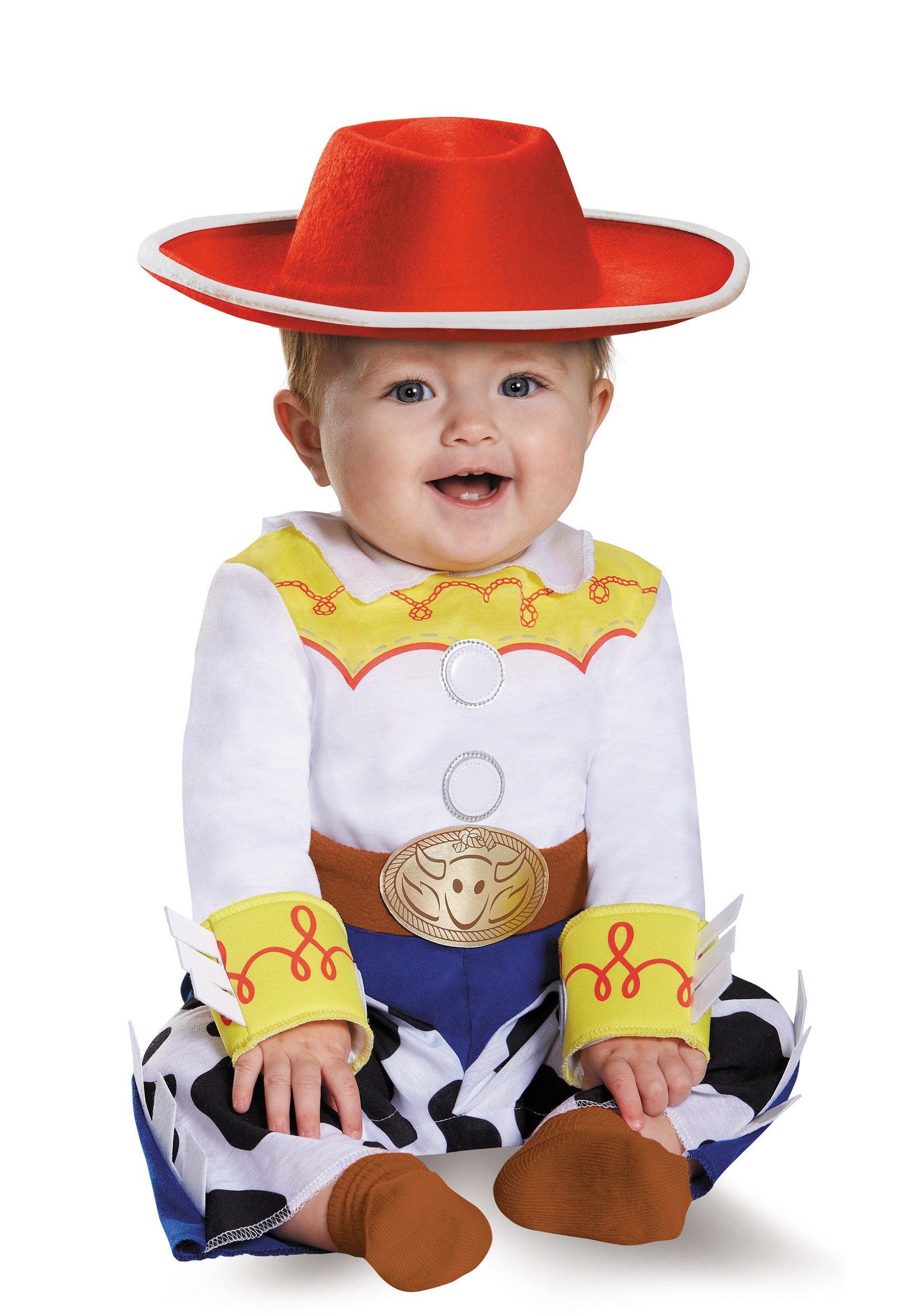 Photos - Fancy Dress Deluxe Disguise Infant  Jessie Costume White/Yellow DI85607 
