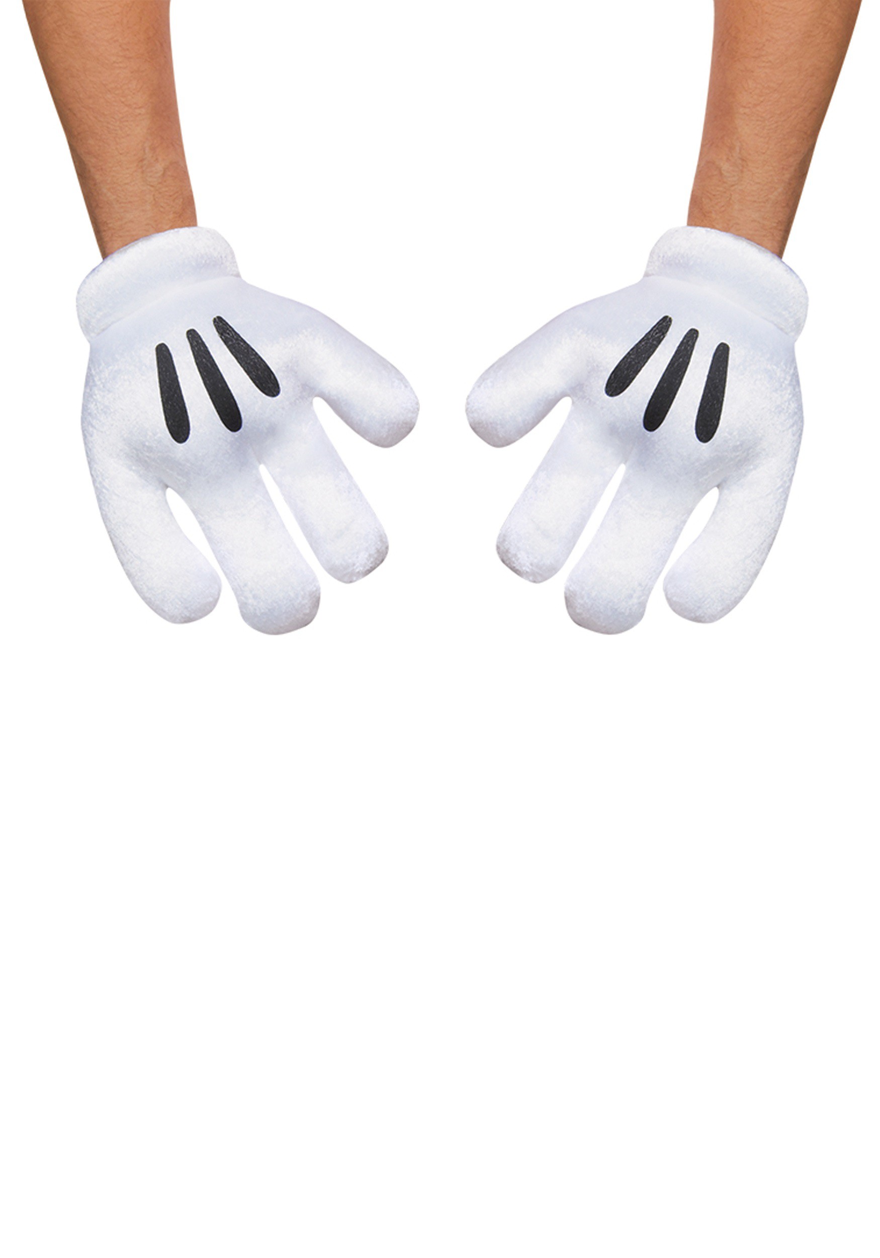 Mickey Mouse Adult White Gloves | Mickey Mouse Accessories