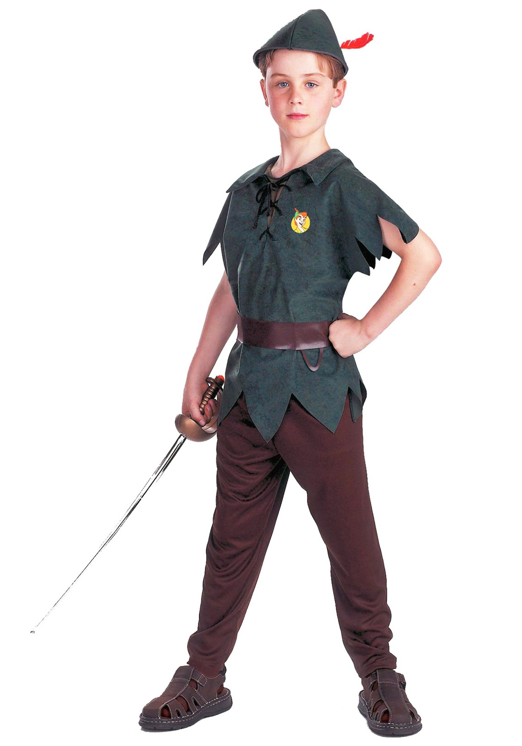 Photos - Fancy Dress Disguise Peter Pan Costume for Kids Brown/Green DI5963