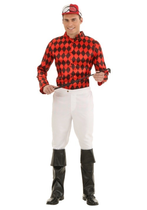 Plus Size Men's Jockey Costume