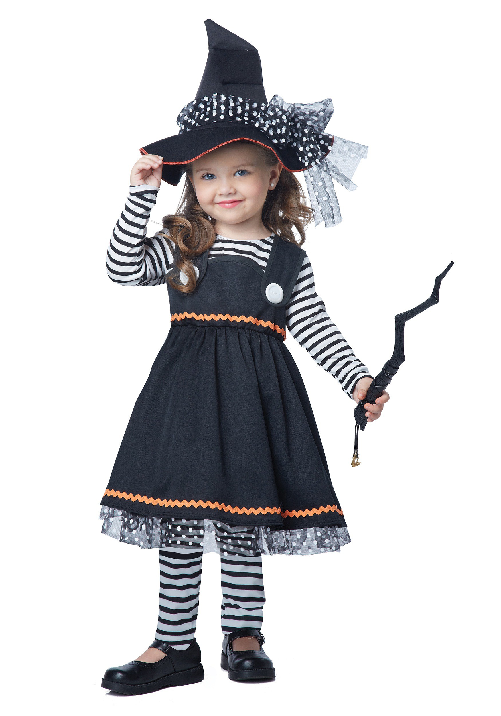 Photos - Fancy Dress California Costume Collection Crafty Little Witch Girl's Toddler Costume |